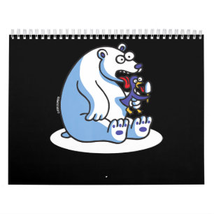 Funny Polar Beer Penguin Ice Cream Dierenvriend Kalender