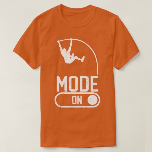 Funny Pole Vault Pole Vaulting Pole Jumping Mode O T-shirt (Design voorkant)