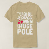 Funny Pole Vault-pool - Huge Pole T-shirt (Design voorkant)