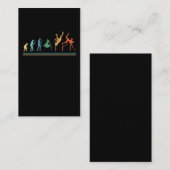 Funny Pole Vaulting Evolution Pole Vaulter Visitekaartje (Voorkant / Achterkant)