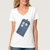 Funny Police Call Box T-shirt (Voorkant)