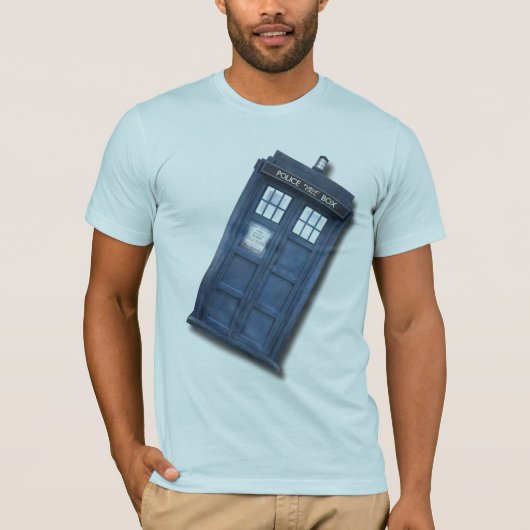 Funny Police Call Box T-shirt (Voorkant)