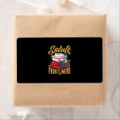 Funny Police Firefighter Frontliner Nurse Gifts Etiket (Insitu)