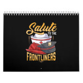 Funny Police Firefighter Frontliner Nurse Gifts Kalender (Hoes)
