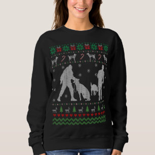 Funny Police K9 Dog Ugly KerstSweater Trui