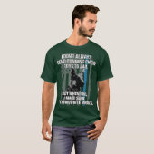 Funny Police K9 Eenheid Dog T-shirt ik altijd niet (Voorkant volledig)