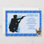 Funny Police Oh Shoot Bullet Holes Retirement Kaart (Voorkant)