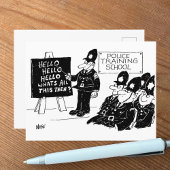 Funny Police Training School Briefkaart