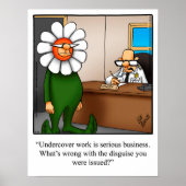 Funny Policemen Humor Poster (Voorkant)