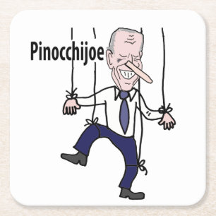 Funny political Anti Joe Biden Pun Kartonnen Onderzetters