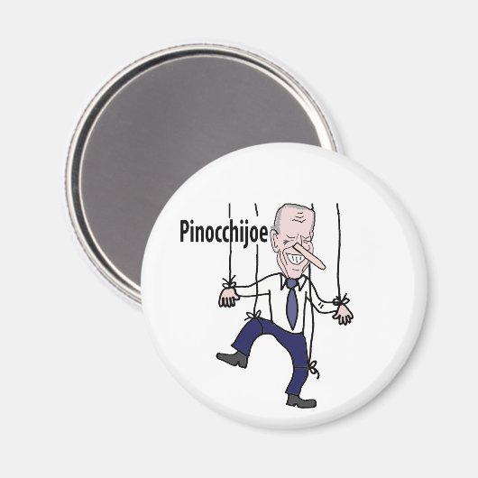 Funny political Anti Joe Biden Pun Magneet (Voorkant / Achterkant)