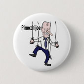 Funny political Anti Joe Biden Pun Ronde Button 5,7 Cm (Voorkant)