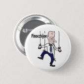 Funny political Anti Joe Biden Pun Ronde Button 5,7 Cm (Voorkant /achterkant)