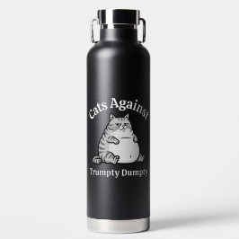 Funny Political Cat Anti-Trump Coffee Gift Dad Mom Waterfles