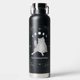 Funny Political Cat Feminist Gift Liberal Democrat Waterfles
