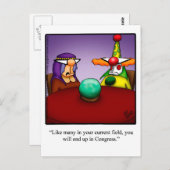 Funny Political Humor Briefkaart (Voorkant / Achterkant)