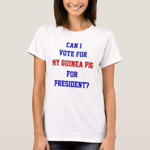 Funny Politics Stemming over het President van Gui T-shirt