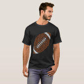 Funny Polka Dot American Football Lover Player Int T-shirt (Voorkant volledig)