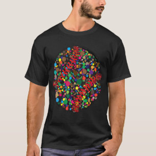Funny Polka Dot Baseball Lover Player Internationa T-shirt