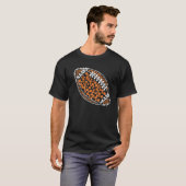 Funny Polka Dot Football Lover Player Internationa T-shirt (Voorkant volledig)