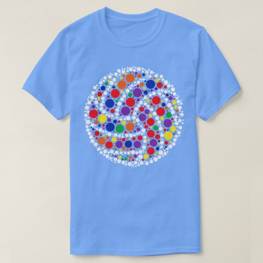 Funny Polka Dot Volleyball Lover Player Internatio T-shirt (Design voorkant)