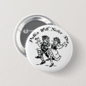 Funny Polka Ronde Button 5,7 Cm (Voorkant /achterkant)
