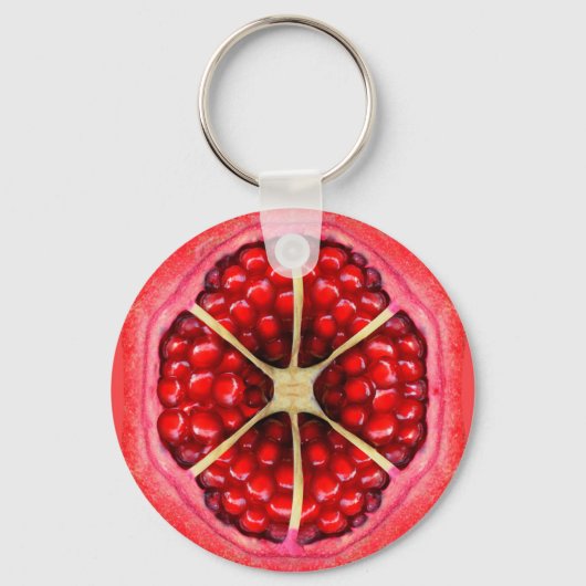 Funny Pomegranate Theme Sleutelhangers (Voorkant)