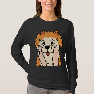 Funny Pomeranian Chubby Cheeks T-shirt
