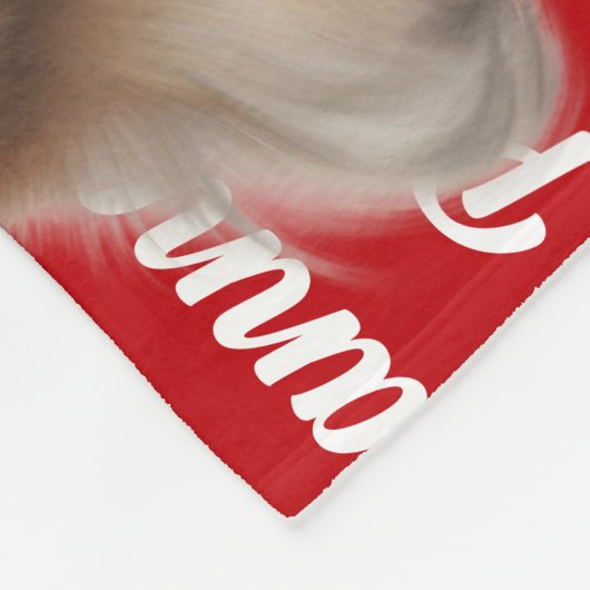 Funny Pomeranian Dog Name Pattern Christmas Fleece Deken (Hoek)