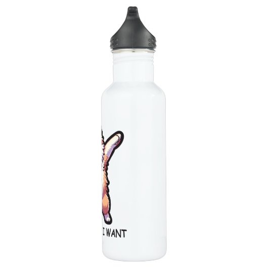 Funny Pomeranian Dog Waterfles (Rechts)