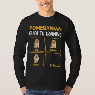 Funny Pommeren Guide to Training Dog Obedience L T-shirt