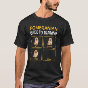 Funny Pommeren Guide to training Dog Obedience T-shirt