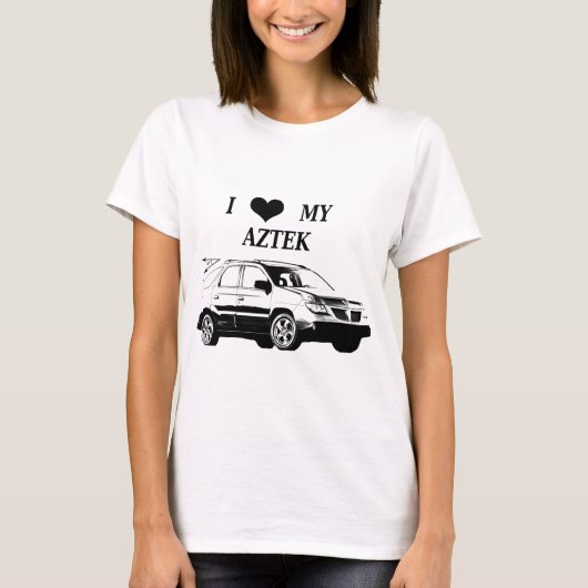 Funny Pontiac Aztek Car T-Shirt (Voorkant)
