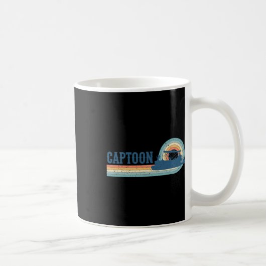 Funny Pontoon Boating Captoon Tritoon Captain Pont Koffiemok (Rechts)