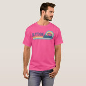 Funny Pontoon Boating Captoon Tritoon Captain Pont T-shirt (Voorkant volledig)