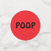 Funny Poo Confetti (Kleine voorkant)