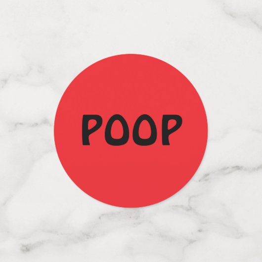 Funny Poo Confetti (Kleine voorkant)