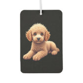 Funny Poodle Animal Lover Dogs Graphic Cute Dog Ow Luchtverfrisser (Voorkant)