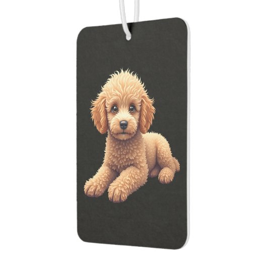 Funny Poodle Animal Lover Dogs Graphic Cute Dog Ow Luchtverfrisser (Links)