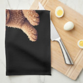 Funny Poodle Animal Lover Dogs Graphic Cute Dog Ow Theedoek (Quarter Fold)