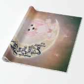 Funny Poodle | Grote vogelcadeau Cadeaupapier (Uitgerold)