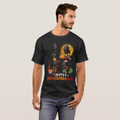 Funny Poodle Happy HalloBedankt Mas kerstcadeau T-shirt (Voorkant volledig)