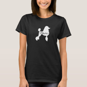Funny Poodle Love Paw T-shirt