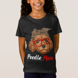 Funny Poodle Mam Gift for Hondenliefhebbers - Moed T-shirt