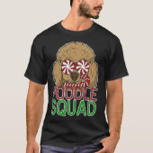 Funny Poodle Squad met Kerstmis beste vrienden kon T-shirt (Voorkant)