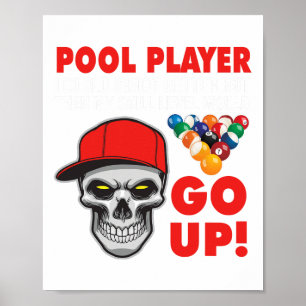 Funny Pool Billiards die ik beter kon afschieten Poster