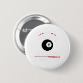Funny Pool Billiards Gift Pool Hall noemt me Ronde Button 5,7 Cm (Voorkant /achterkant)