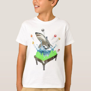 Funny Pool Billiards Shark T-shirt