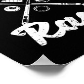 Funny pool billiers player snooker sport poster (Hoek)