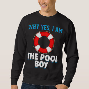 Funny Pool Boy Swimmer Humor Trui